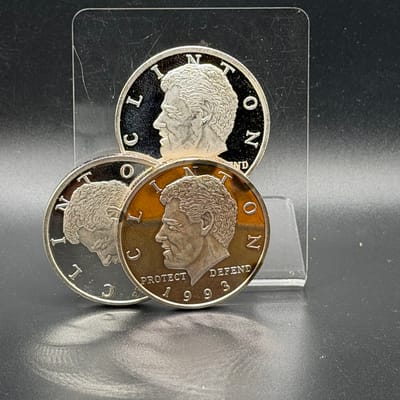 Bill Clinton Silver Round ~ ASE Tribute - additional view