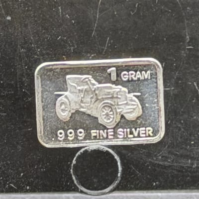 Silver 1 Gram: Model T Car ~ Box B