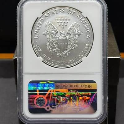 American Silver Eagle 2020 W NGC MS69 - additional view