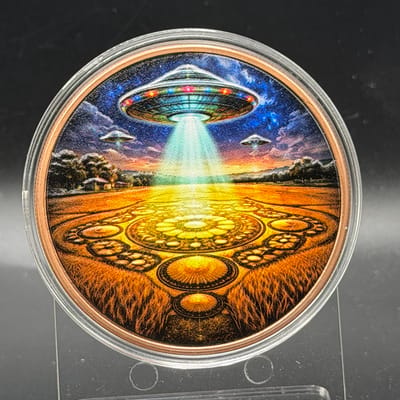 The Arrival Colorized 5 oz Copper (5,000 Mintage) - additional view