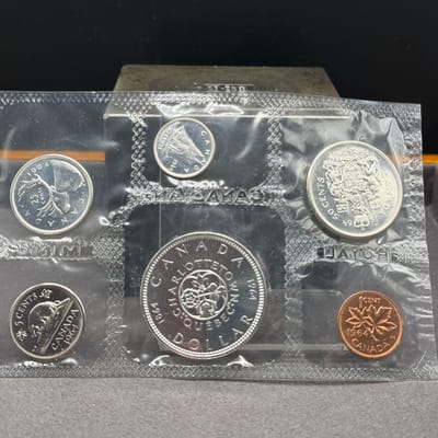 1964 Canada Silver Proof Set 6 Coins RCM ~ 1.1oz!