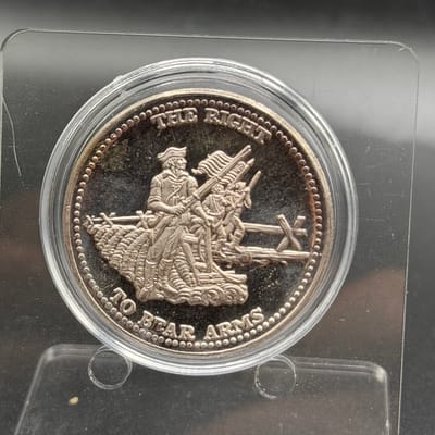 Johnson Matthey JM Right to Bear Arms 1oz Round