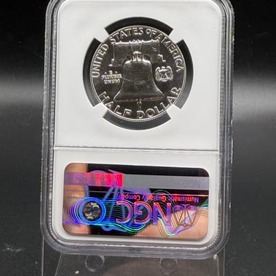 1962 Proof Franklin Half Dollar NGC PF67 - additional view