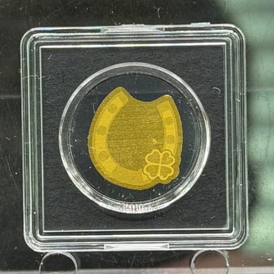 LUCKY HORSESHOE Gold 1/1000oz Coin