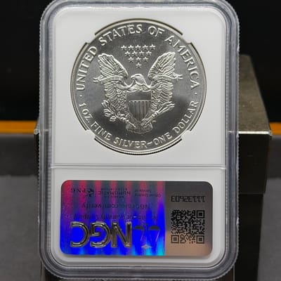 American Silver Eagle 1991 NGC MS69 - additional view