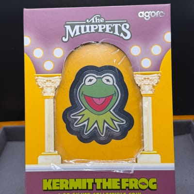 Kermit the Frog ~ Muppets 1oz SIlver in Capsule - additional view