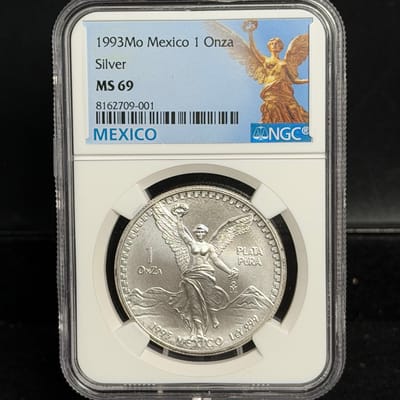 1993 Libertad 1oz BU ~ NGC MS69 
