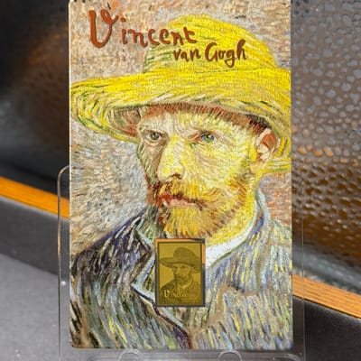 Vincent Van Gogh Self Portrait 1/1000th Oz Gold