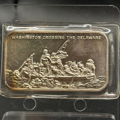 Vintage 1973 USC 1 oz Washington crossing Deleware