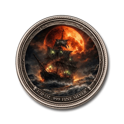 Phantom Fleet - BLOOD MOON REQUIEM 1/10 Oz Silver - additional view
