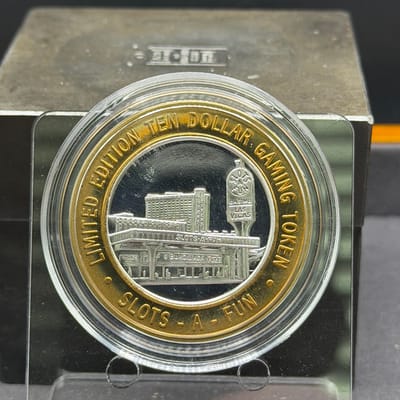 Casino Silver Strike 0.6oz~ Slots-A-Fun