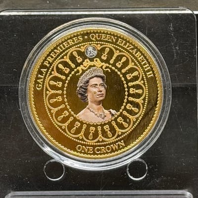 Copper 1oz: Gala Premieres Queen Elizabeth Coloriz