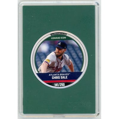 NZ Mint 1oz 999 CHRIS SALE MLB