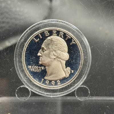 1992 Silver Quarter ~ 0.18oz