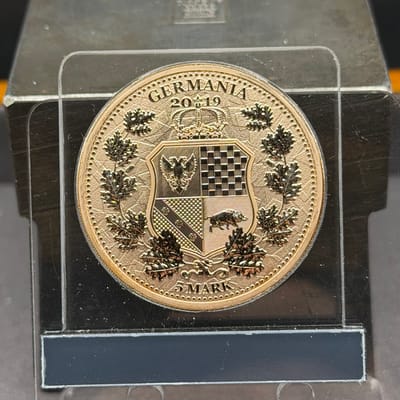The Allegories Columbia & Germania German USA Flag - additional view