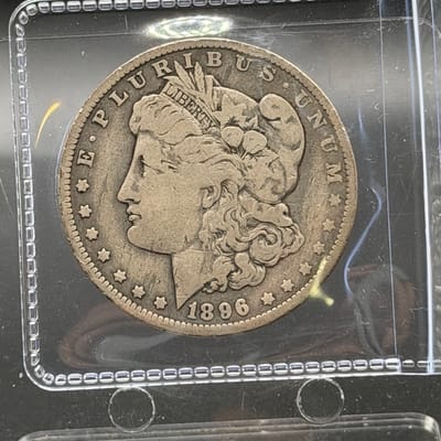 1896 O Morgan Silver Dollar. ~ Box M
