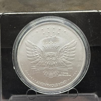 Anonymous Mint KRAKEN Silver Round 1 Oz - additional view
