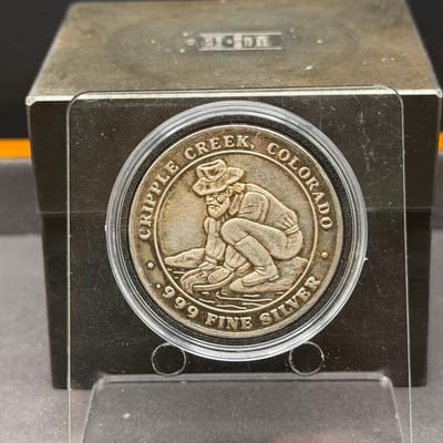 Historic Colorado Mining: Cripple Creek 24.4g 999 - additional view