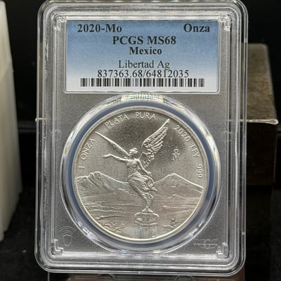 2020 Libertad 1oz BU ~ PCGS Graded MS68