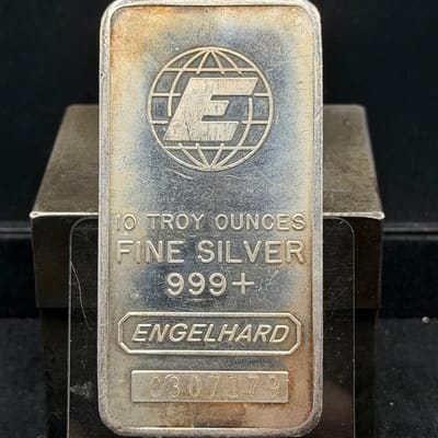 10oz Engelhard Pressed Vintage Silver