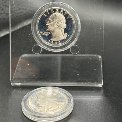 1992 Silver Quarter ~ 0.18oz - additional view