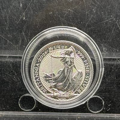 2026 Britannia 1/4oz Silver Round