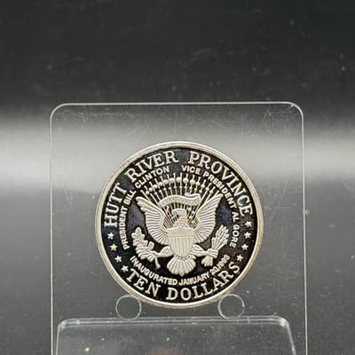 Silver Bill Clinton Silver 1oz Round ~ ASE Tribute - additional view