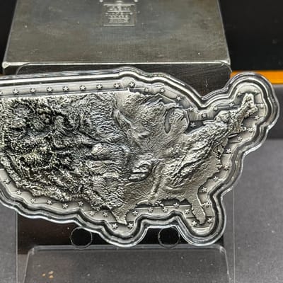 Komsco 2oz USA America Stacker in Capsule