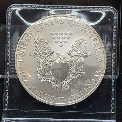 2008 American Silver Eagle 1oz in flip - additional view