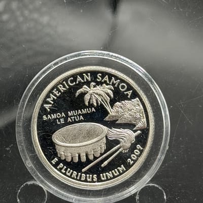 American Samoa Silver Quarter ~ 0.18oz
