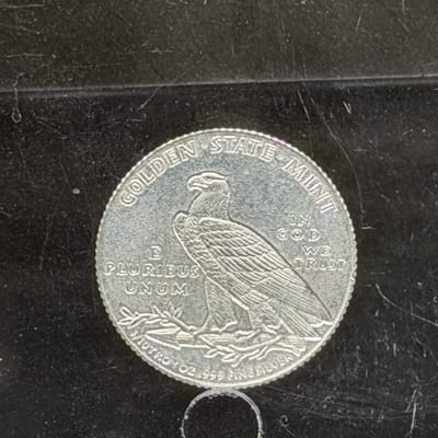 Silver 1/10oz: Incruse Indian Head / Eagle - additional view