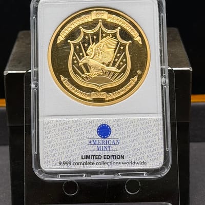 Copper 1oz: Gold Plated: Right to Vote - additional view