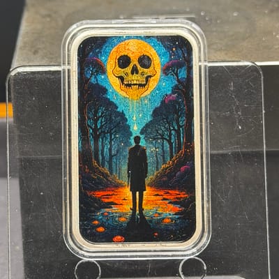 Talking to the Moon Double Sided Colorized 1 oz