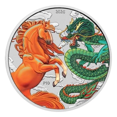 2026 1 oz Silver Chinese Myth & Legends Fire  - additional view