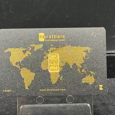 Gold 1g Karatbars Gold Bar in Assay