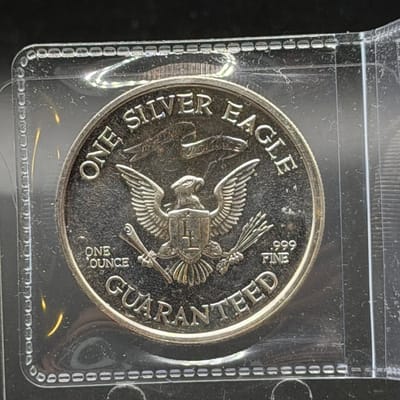 Liberty Lobby 1979 Silver 1oz Vintage Round - additional view