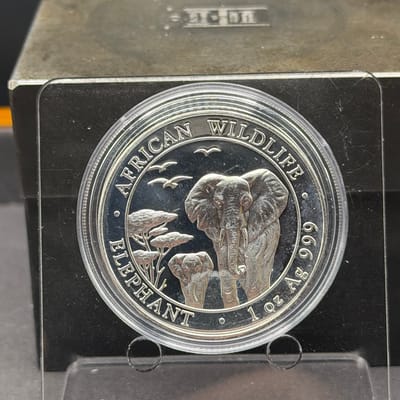 African Wildlife Elephant 2015 1oz