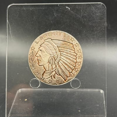 Silver Liberty Incuse Indian Head 1/2oz GSM