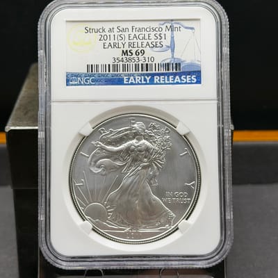American Silver Eagle 2011 NGC MS69 Early Releases