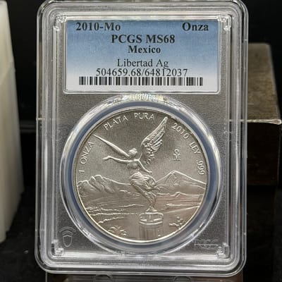 2010 Libertad 1oz PCGS MS68