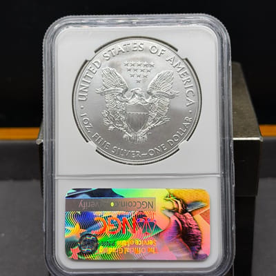 American Silver Eagle 2017 NGC MS70 E.R. - additional view
