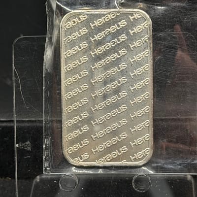 Heraeus Silver Bar 1oz 999 - additional view