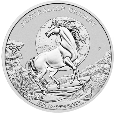 2026 Australia Brumby Horse 1oz Silver Coin .9999 