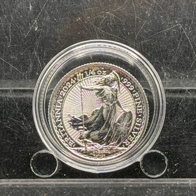 2024 Britannia 1/4oz Silver Round