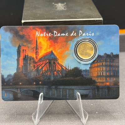 Notre Dame Gold 1/1000 oz in Assay Card