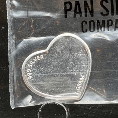 I Love You ~ Silver 1g by Pan Silver - additional view