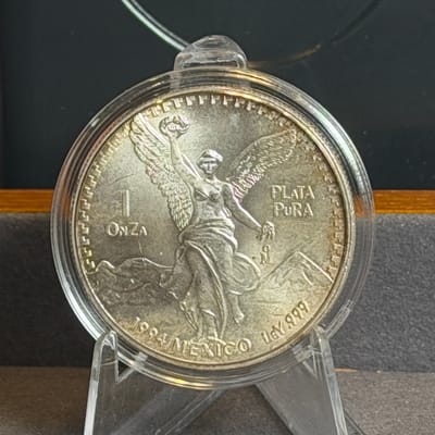 1994 LIBERTAD 1 ONZA SILVER ROUND ~ 1OZ 