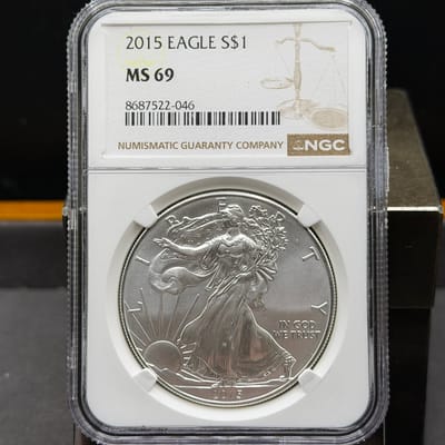 American Silver Eagle 2015 NGC MS69