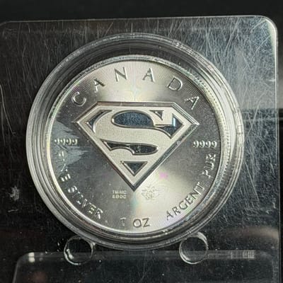 2016 CANADA $5 ONE OUNCE .9999 SILVER SUPERMAN Rd