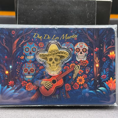 Dia De Los Meurtos ~ Gold 1/1000oz in assay card